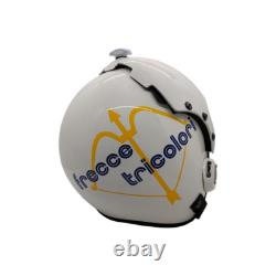 Hgu-33 Tricolori Flight Fighter Pilot Helmet Movie Prop + Green Bag Full Set