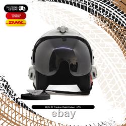 Hgu-33 Tricolori Flight Fighter Pilot Helmet Movie Prop + Pin