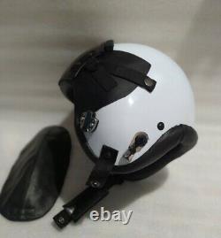 Hgu-55 Custom Plaint (white)- Pilot Flight Helmet (or Colour By Request)