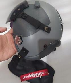 Hgu-55 Fighter Flight Helmet Pilot Aviator Replica 11 Grey Color