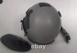 Hgu-55 Fighter Pilot Helmet With Leather Edgeroll+mbu-12 Mask Oxygent Replica