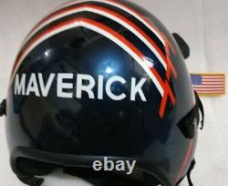Hgu 55 Style Topgun Maverick Flight Helmet /aviator Fighter Pilot Repro