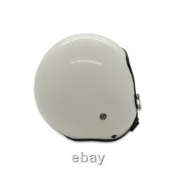 Hgu-55 Top Gun Plain White Flight Fighter Pilot Helmet Movie Prop