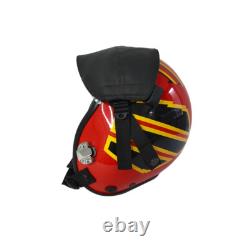 Hgu-55 Top Gun Rooster Flight Fighter Pilot Helmet + Mbu Masker Oxygen