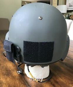 Hgu 56p Large Helicopter Pilot Flight Helmet With Lip Light Hgu56