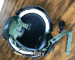 Hgu 56p Large Helicopter Pilot Flight Helmet With Lip Light Hgu56