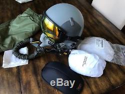 Hgu55 Gentex Flight Helmet Hgu 55/p Mbu12 Oxygen Mask Zeta MIC Pilot Bag