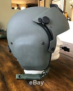 Hgu56 Gentex Flight Pilot Helmet & Nvg Lip Light Ml-8 Bundle Medium Hgu 56