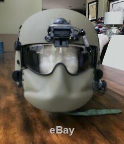 Hgu56 Gentex Flight Pilot Helmet & Nvg Mfs Cep Bundle Bag Large Hgu 56