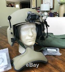 Hgu56 Gentex Flight Pilot Helmet & Nvg Mfs Cep Bundle Bag Large Hgu 56