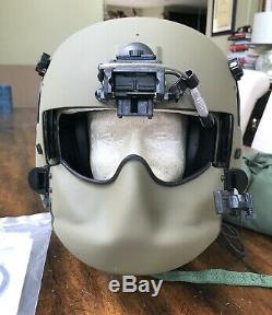 Hgu56 Gentex Flight Pilot Helmet & Nvg Mfs Cep Bundle Bag Large Hgu 56