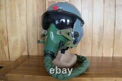 High Altitude Fighter Pilot Fight Helmet(1#/Largest) Oxygen Mask Ym-9915g