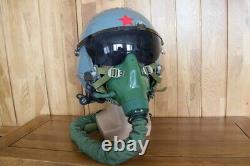 High Altitude Fighter Pilot Fight Helmet(1#/Largest) Oxygen Mask Ym-9915g