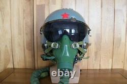 High Altitude Fighter Pilot Fight Helmet(1#/Largest) Oxygen Mask Ym-9915g