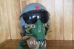 High Altitude Fighter Pilot Fight Helmet(1#/Largest) Oxygen Mask Ym-9915g