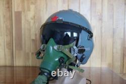 High Altitude Fighter Pilot Flight Helmet(2#/58), Oxygen Mask YM-9915G