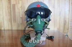 High Altitude Fighter Pilot Flight Helmet Qtk-1, Oxygen Mask Ym-9915G