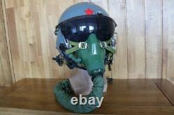 High Altitude Fighter Pilot Flight Helmet Qtk-1, Oxygen Mask Ym-9915G