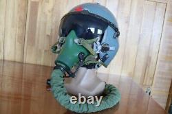 High Altitude Fighter Pilot Flight Helmet Qtk-1, Oxygen Mask Ym-9915G