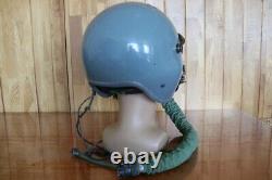 High Altitude Fighter Pilot Flying Helmet, Black Sun Visor, Oxygen Mask