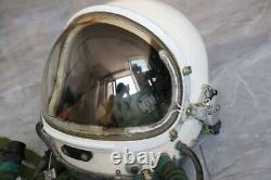 High Altitude Fighter Pilot Flying Helmet, Original Helmet Bag