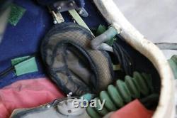 High Altitude Fighter Pilot Flying Helmet, Original Helmet Bag