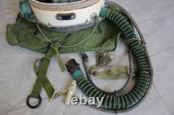 High Altitude Fighter Pilot Flying Helmet, Original Helmet Bag
