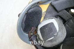 High Altitude Fighter Pilot Helmet, Black Sun Visor, T Hook Oxygen Mask Ym-9915