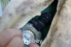 High Altitude Fighter Pilot Helmet, Black Sun Visor, T Hook Oxygen Mask Ym-9915