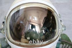 High Altitude Fighter Pilot Helmet, Black Sunvisor + Original Helmet bag $900
