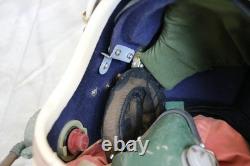 High Altitude Fighter Pilot Helmet, Black Sunvisor + Original Helmet bag $900