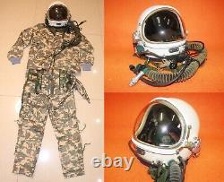 High Altitude Fighter Pilot Helmet, Flight Suit 2# (Jacket+Pants)