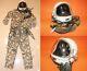 High Altitude Fighter Pilot Helmet, Flight Suit 2# (Jacket+Pants)