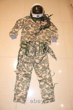 High Altitude Fighter Pilot Helmet, Flight Suit 2# (Jacket+Pants)