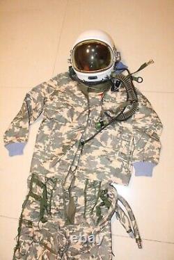 High Altitude Fighter Pilot Helmet, Flight Suit 2# (Jacket+Pants)