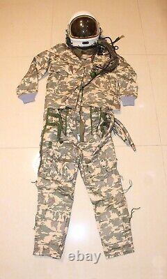 High Altitude Fighter Pilot Helmet, Flight Suit 2# (Jacket+Pants)