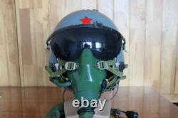 High Altitude Fighter Pilot Helmet, Oxygen Mask, (Including USA tariffs)