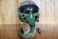 High Altitude Fighter Pilot Helmet Sun Visor, Oxygen Mask