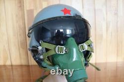 High Altitude Fighter Pilot Helmet Sun Visor, Oxygen Mask