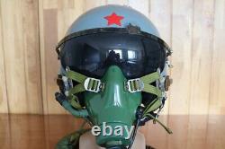 High Altitude Fighter Pilot Helmet Sun Visor, Oxygen Mask