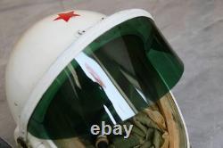 High Altitude MiG-21 Jets Pilot Flight Helmet, 1#(largest). No. 8596033