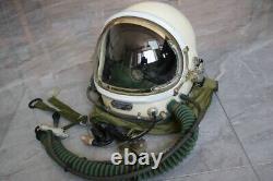 High Altitude MiG-21 Pilot Flight Helmet, Pull down sun visor