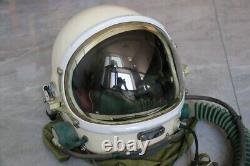 High Altitude MiG-21 Pilot Flight Helmet, Pull down sun visor