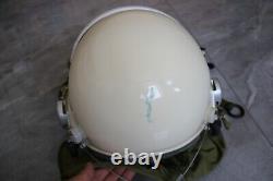 High Altitude MiG-21 Pilot Flight Helmet, Pull down sun visor