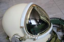 High Altitude MiG-21 Pilot Flight Helmet, Pull down sun visor(Free USA tariff)
