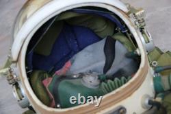 High Altitude MiG-21 Pilot Flight Helmet, Pull down sun visor(Free USA tariff)