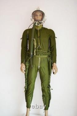 High Altitude Mig Fighter Pilot Helmet, Anti G Load Fly Suit