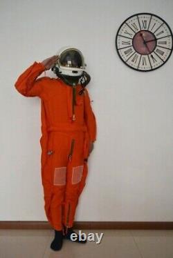 High Altitude Pilot Flight Helmet, Pull Down Sunvisor, Fly Suit Dc-6