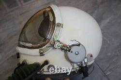 High Altitude Sealed Fighter Pilot Flight Flying Helmet(1#/Largest)
