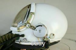 High altitude Fighter Pilot Flight Helmet, Drop-down Black sunvisor